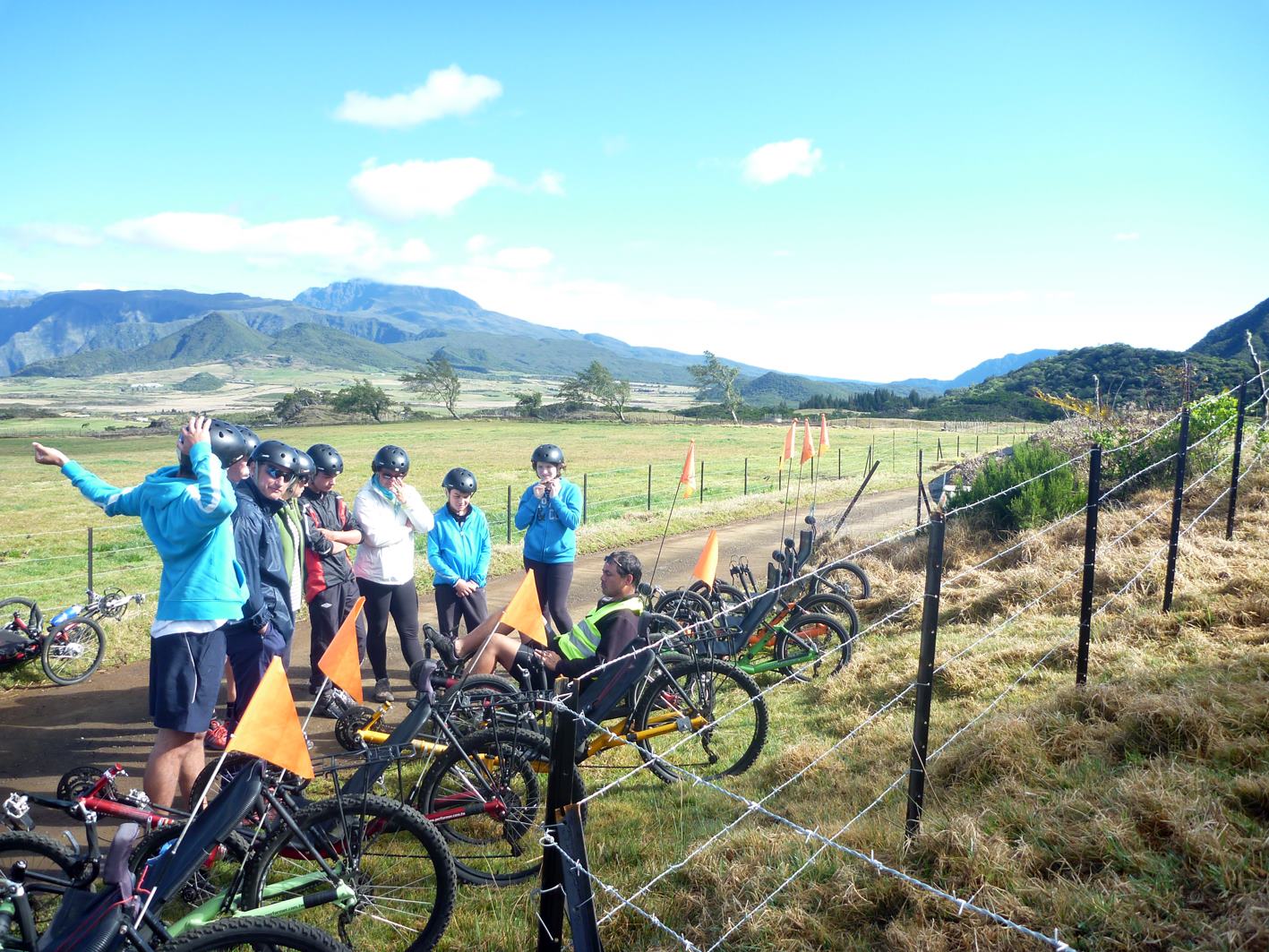 Découverte de la Plaine des Cafres et de ses beaux paysages en vélo-couché Ile de la Réunion Atmosphère Péi