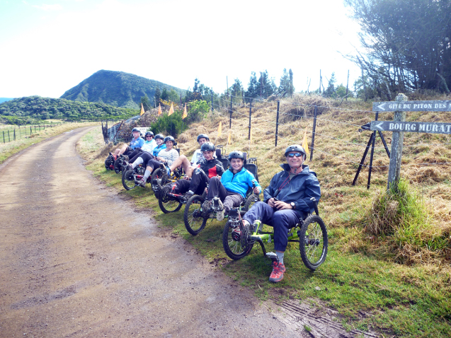 Atmosphère péi Ile de la Réunion Vélo-couché Bourg-Murat par les chemins en bol d'air oxygénant